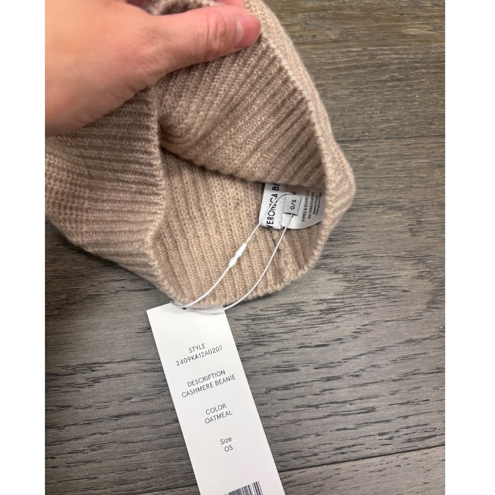 VERONICA BEARD-100% Cashmere Beanie - Picture 3 of 4